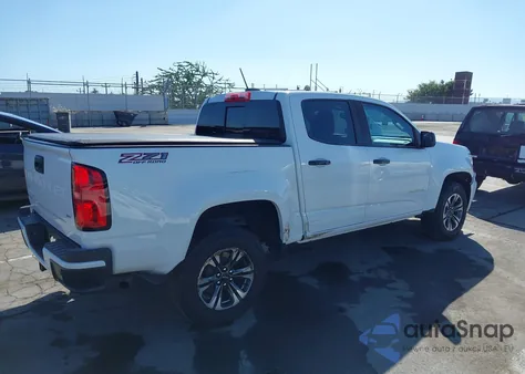 2021 Chevrolet Colorado 4Wd Short Box Z71 from USA, damaged, VIN 1GCGTDENXM1122110